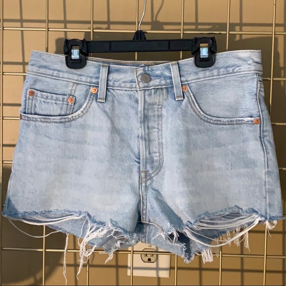 Levi’s Distressed Denim Shorts